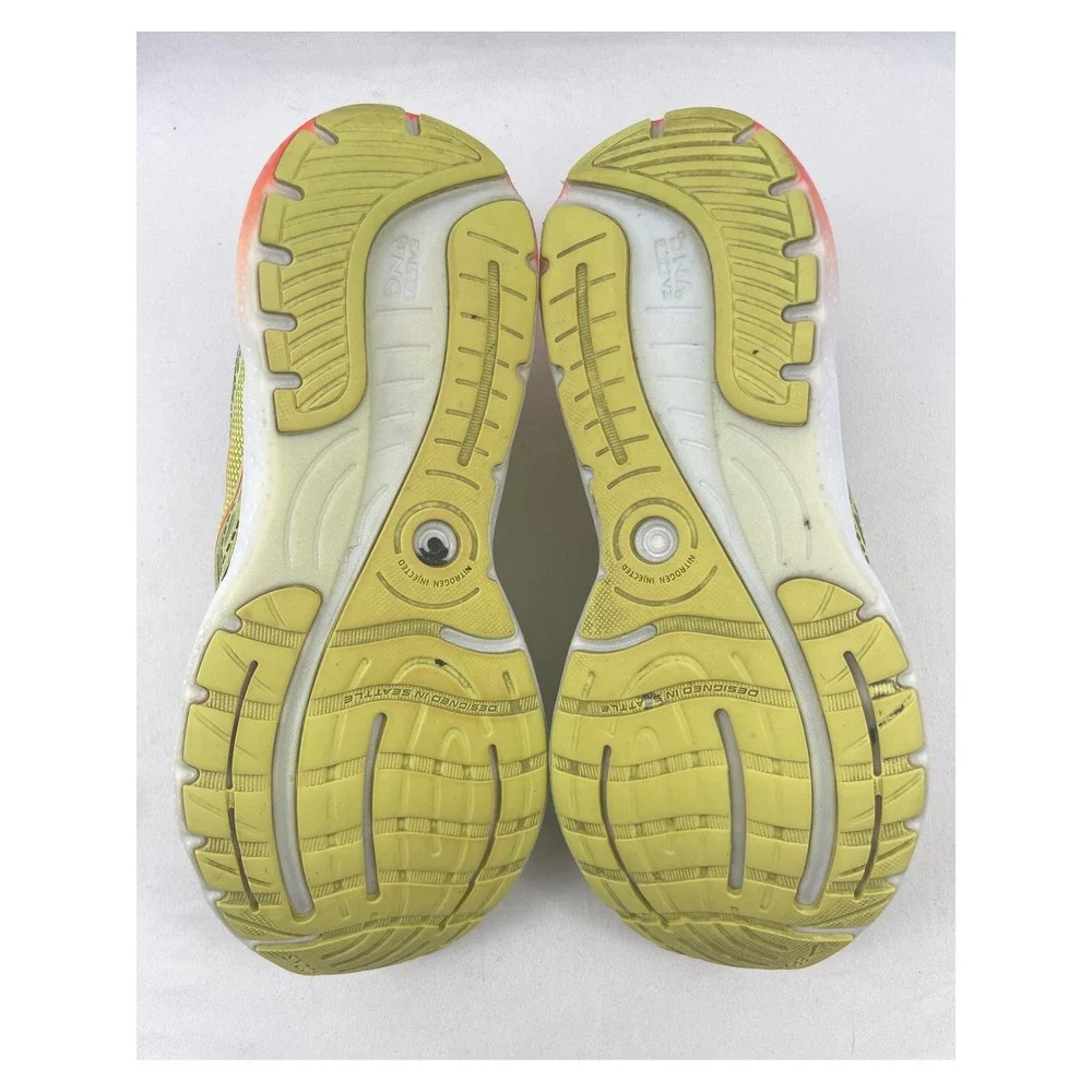 Brooks Glycerin 20 Mens Running Shoes Yellow Orange 1103821D725 Size 10 - Picture 11 of 11